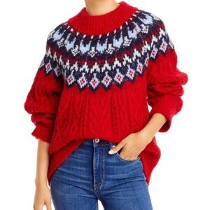 rag & bone Willow Fairisle Wool Sweater